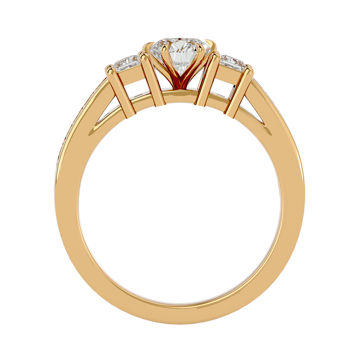 0.85Ct IGI Certified Lab Grown Diamond Engagement Ring 14K | 18K Gold VS1/G