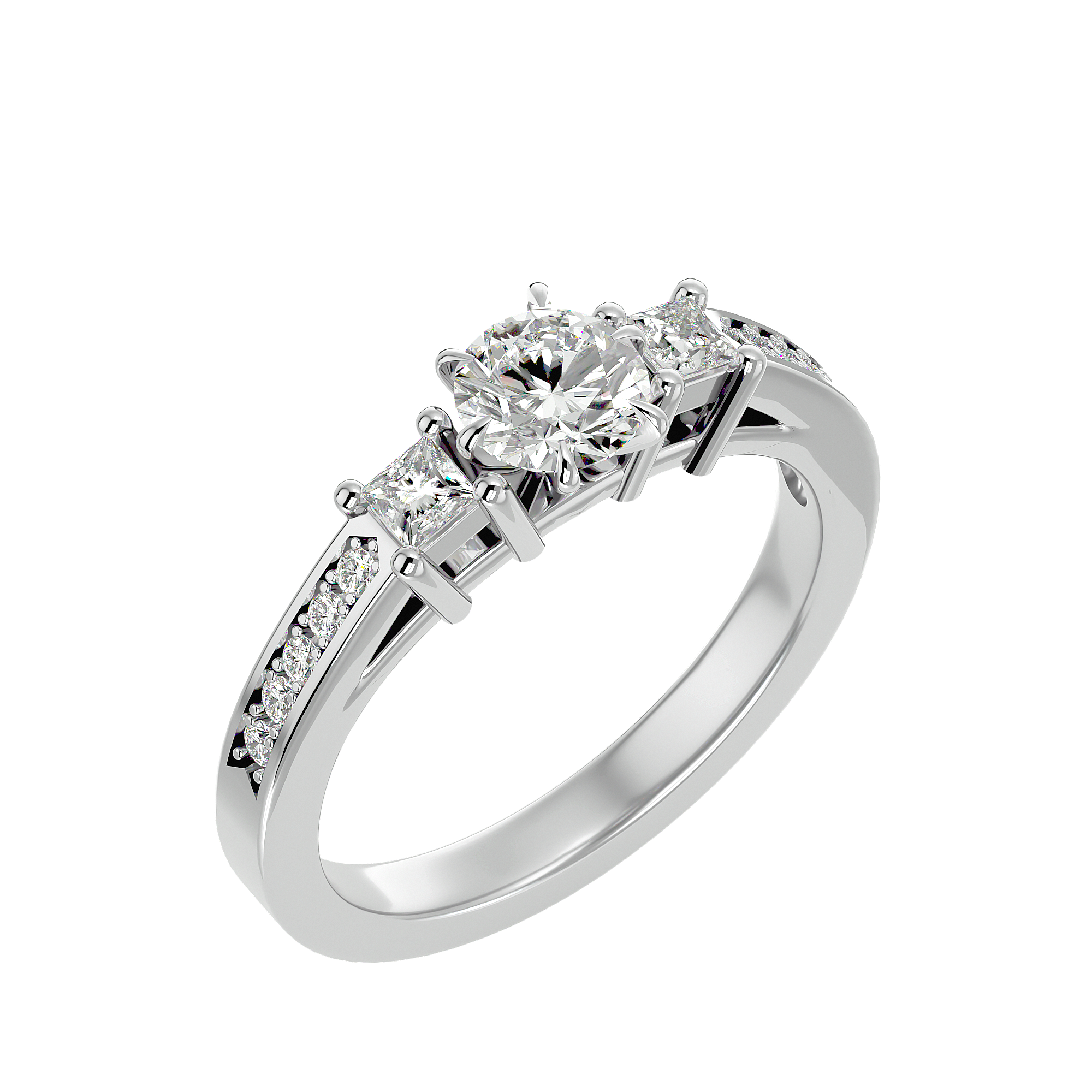 0.85Ct IGI Certified Lab Grown Diamond Engagement Ring 14K | 18K Gold VS1/G