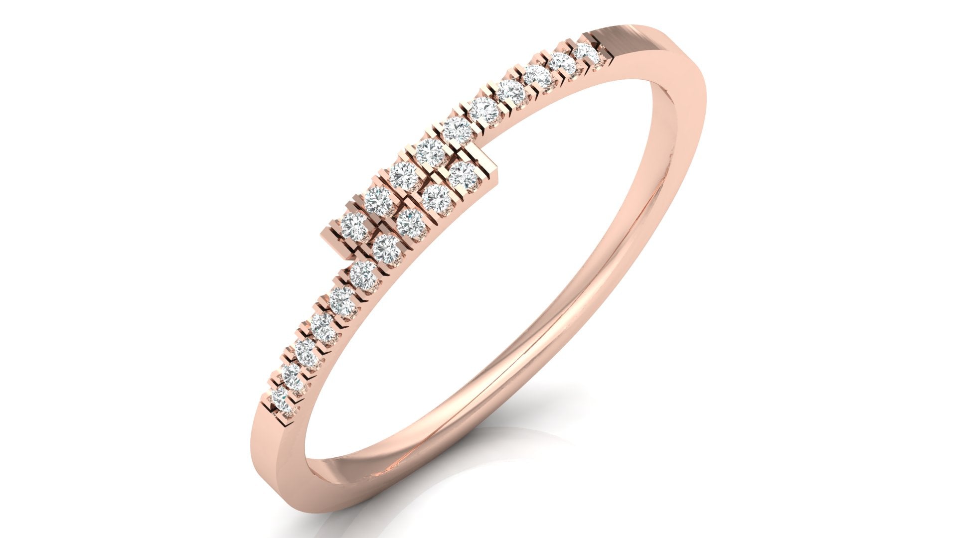 IGI Diamond Ring 14K | 18K Gold VS1/G Lab Grown Woman Wedding Rings