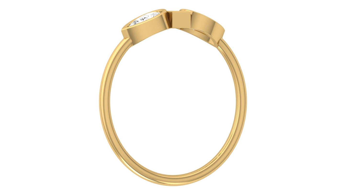 0.38Ct IGI Certified Lab Grown Diamond Stackable Eternity Ring 14K | 18K Gold VS1/G