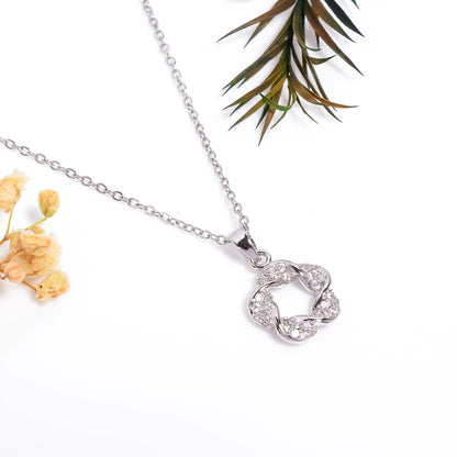 Flower Necklace, Tiny Plumeria Flower Pendant Necklace, Flower Pendant with Adjustable Chain, Women Necklace, Nature Inspired Gift for Her