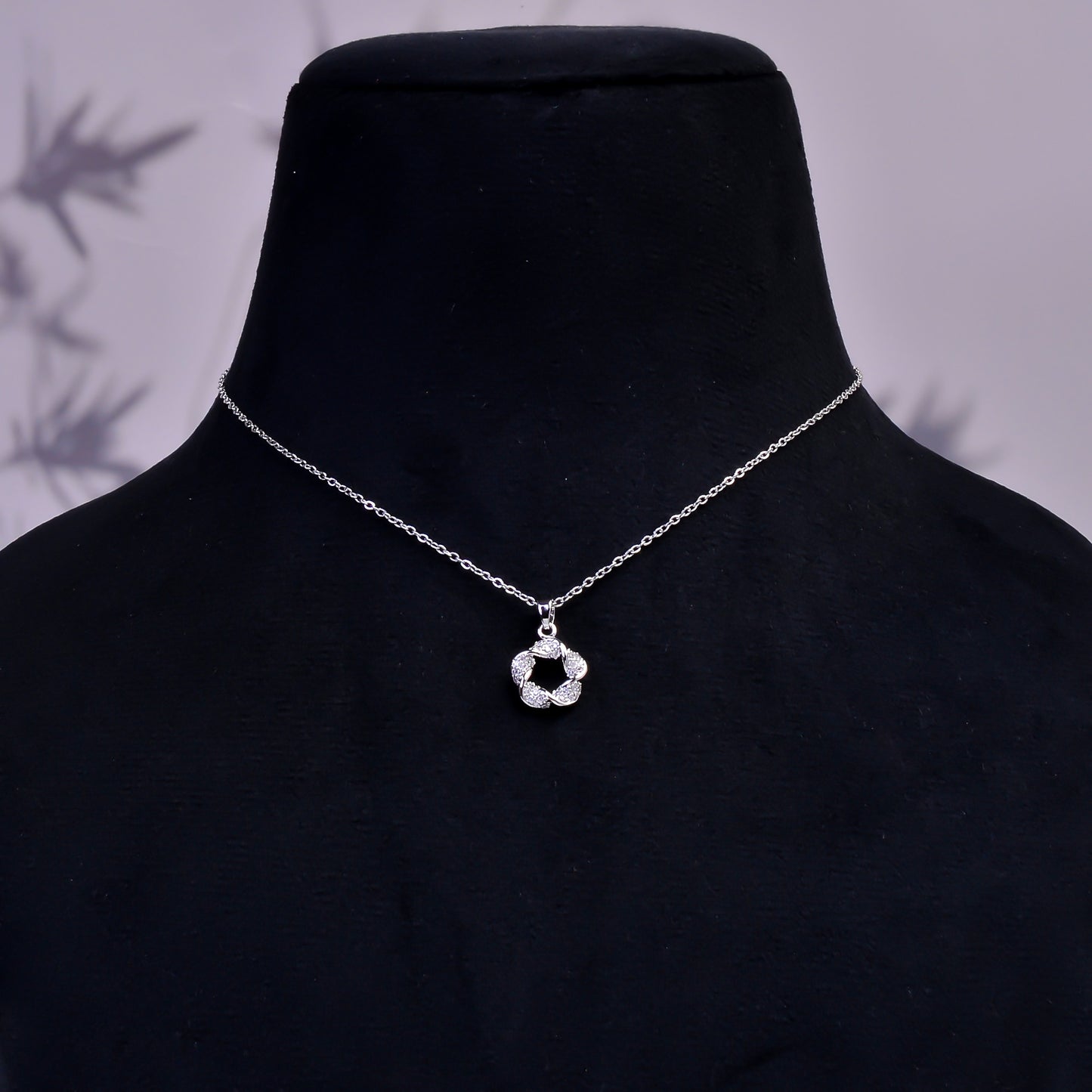 Flower Necklace, Tiny Plumeria Flower Pendant Necklace, Flower Pendant with Adjustable Chain, Women Necklace, Nature Inspired Gift for Her