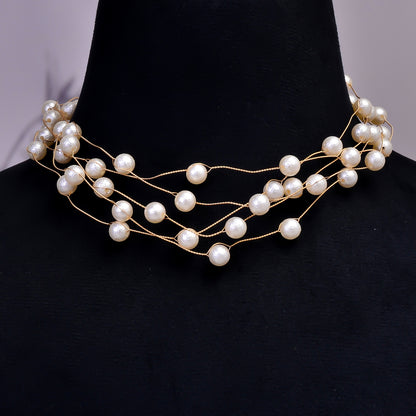 Mother of Pearl Choker Necklace, Pearl Choker, Collar Necklace, Bridal Choker, Wedding Necklace, Wedding Jewelry, Bridal Gifts, Gift for Her