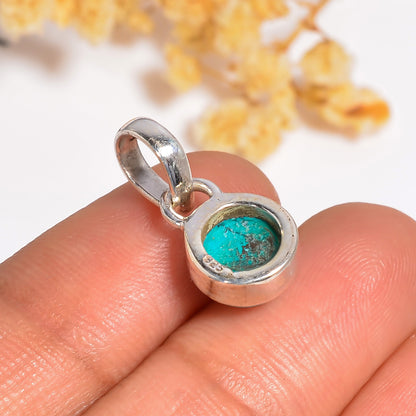 925 Silver Turquoise Gemstone Pendant | Gemstone Jewelry Gift for Women | Mother's Day, Christmas Jewelry | Gift for Her