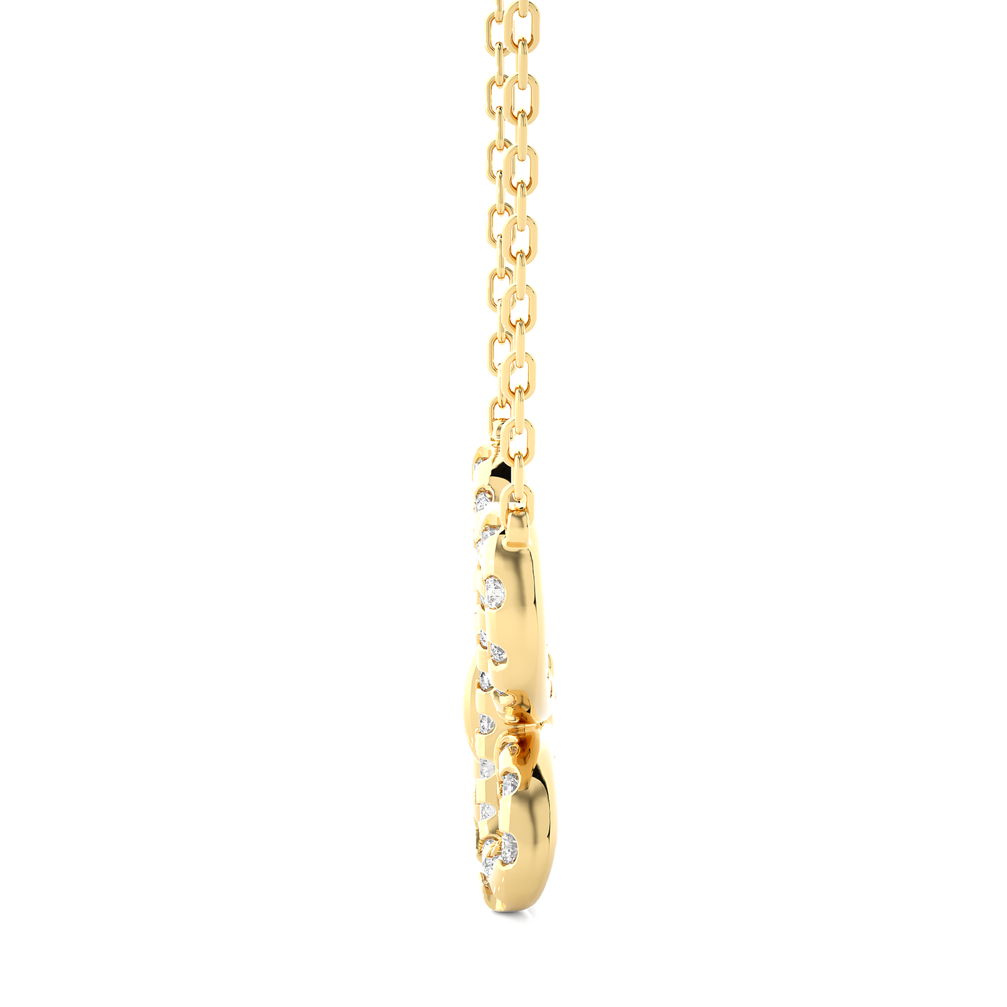 Lab Grown Diamond Butterfly Pendant 14K | 18K Gold