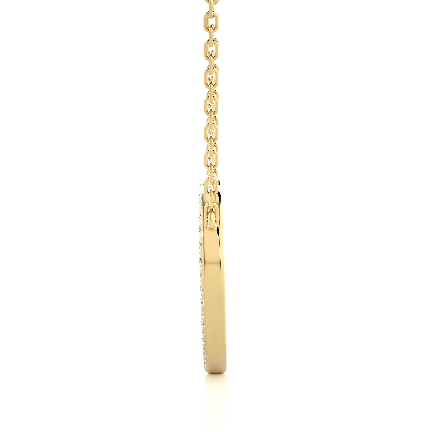 0.73Ct IGI Lab Grown Diamond Heart Pendant 14K | 18K Gold VS1/G