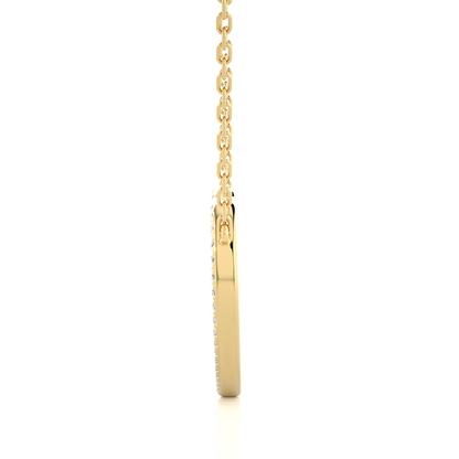0.73Ct IGI Lab Grown Diamond Heart Pendant 14K | 18K Gold VS1/G