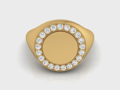0.26Ct IGI Certified Lab Grown Diamond Wedding Nerthus Ring 14K | 18K Gold VS1/G