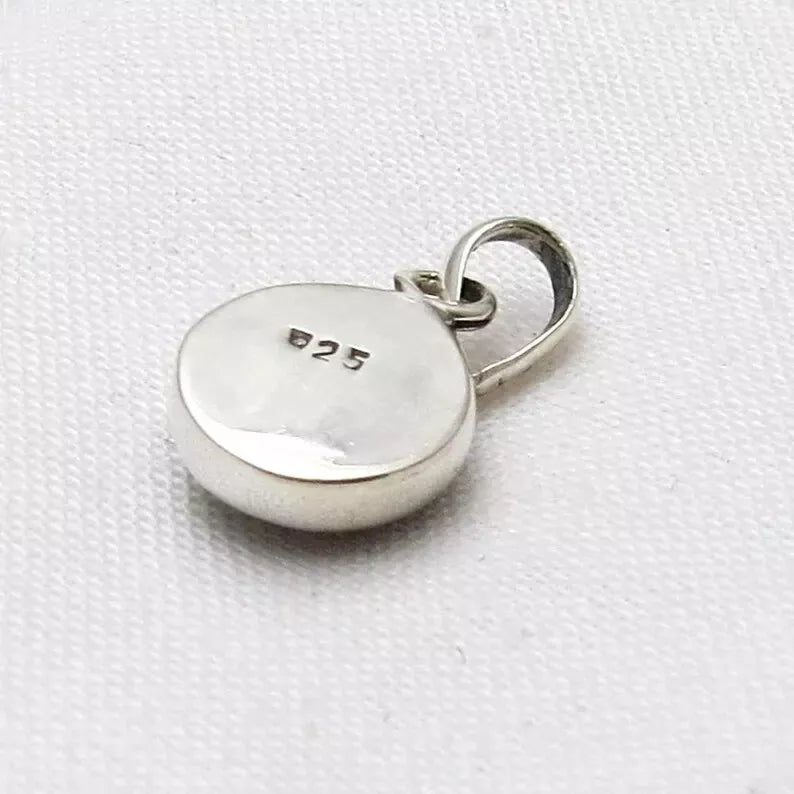 Labradorite Handmade Pendant 925 Sterling Silver Round Gemstone Women Gift Her